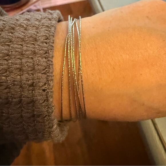 Silpada 925 Sterling Silver Lasting Impression Bangle Bracelets - Picture 8 of 9